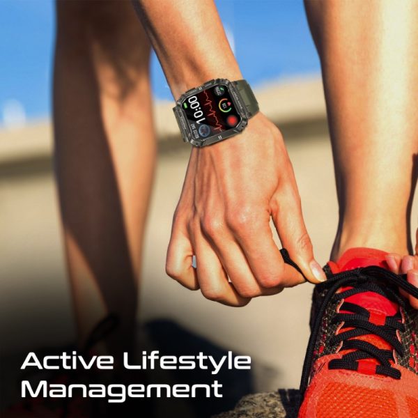 ⁦بروميت xWatch-S19 ساعة ذكية رياضية مع مستشعرات صحية متقدمة⁩ - الصورة ⁦3⁩