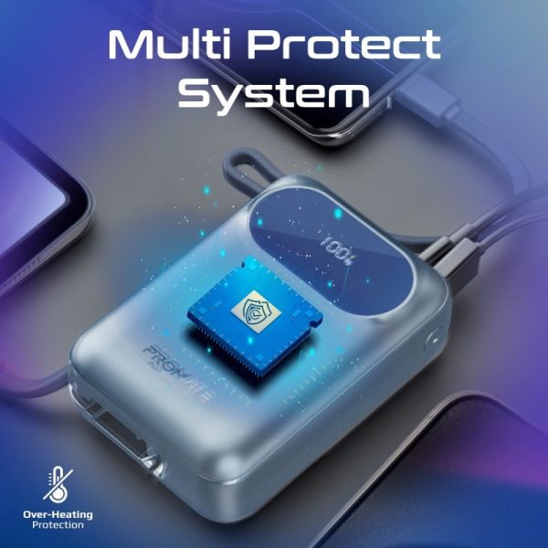 ⁦بروميت PowerPod-20 + PowerPort-25CC عرض بطارية متنقلة باور بنك بسعة 20000 ميلي أمبير مع شاحن جداري بقوة 25 واط⁩ - الصورة ⁦17⁩