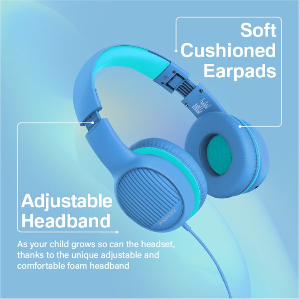 ⁦بروميت Simba سماعة رأس سلكية للأطفال بتقنية SafeAudio™‎ عالية الدقة،  صوت آمن يبلغ 85 ديسيبل⁩ - الصورة ⁦5⁩