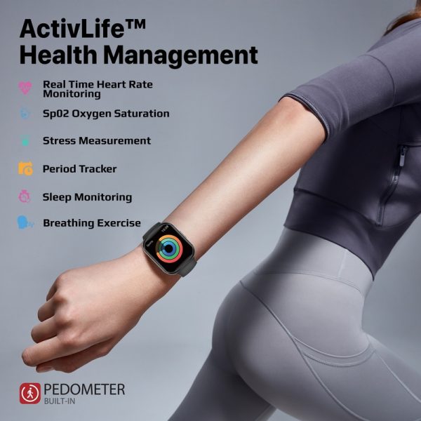 ⁦بروميت xWatch-TF2 ساعة ذكية رياضية مع مستشعرات صحية متقدمة⁩ - الصورة ⁦7⁩