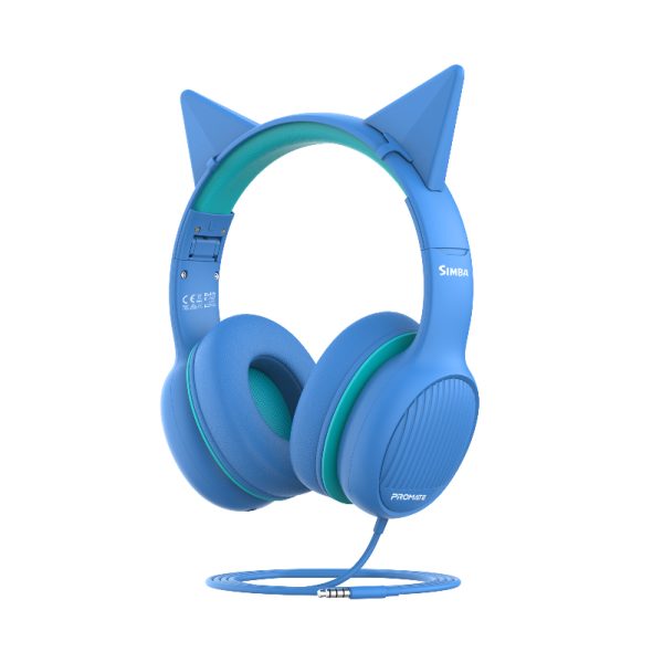 بروميت Simba سماعة رأس سلكية للأطفال بتقنية SafeAudio™‎ عالية الدقة،  صوت آمن يبلغ 85 ديسيبل