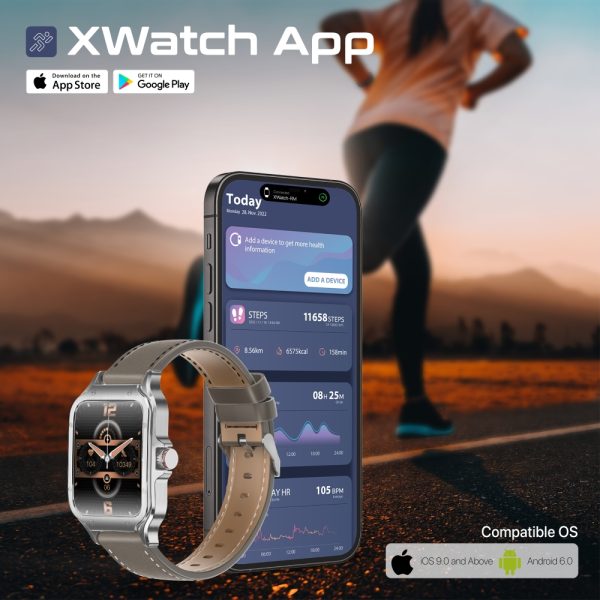 ⁦بروميت XWatch-RM ساعة ذكية رياضية مع مستشعرات صحية متقدمة⁩ - الصورة ⁦27⁩