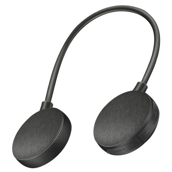 بروميت Hook-2 مكبر صوت لاسلكي قابل للارتداء بقوة 10 واط، شريط رقبة مريح، ميكروفون مدمج، وتشغيل حتى 8 ساعات