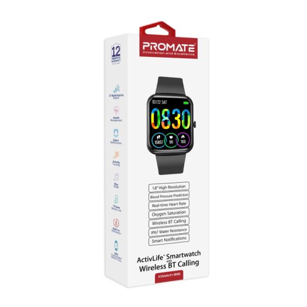 ⁦بروميت XWatch-B18 ساعة ذكية رياضية مع مستشعرات صحية متقدمة⁩ - الصورة ⁦10⁩