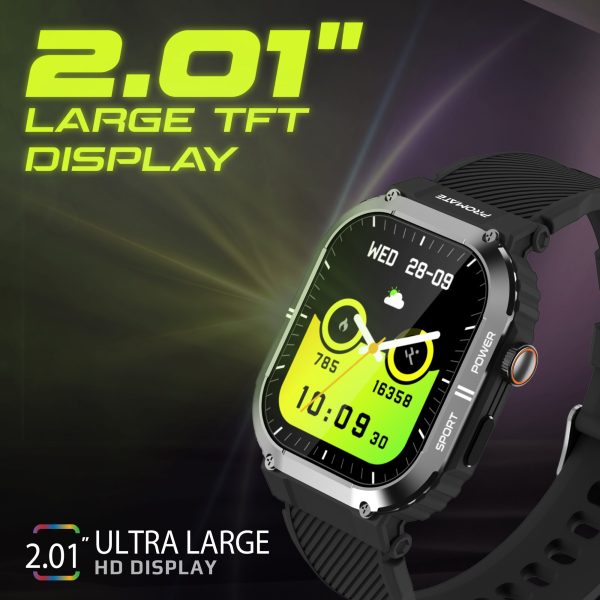 ⁦بروميت XWatch-SL ساعة ذكية رياضية مع مستشعرات صحية متقدمة⁩ - الصورة ⁦7⁩