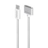 بروميت MagCord-140PD كابل شحن USB-C إلى MagSafe 3 بقدرة 140 واط، بطول 200 سم، مغناطيس قوي وسلك نايلون مقاوم للتشابك