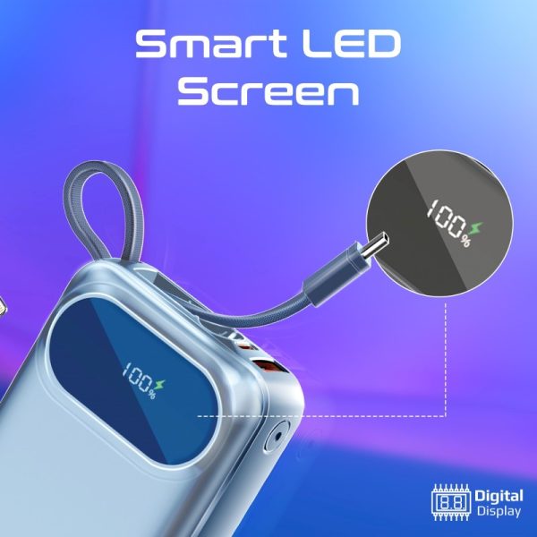 ⁦بروميت PowerPod-20 + PowerPort-25CC عرض بطارية متنقلة باور بنك بسعة 20000 ميلي أمبير مع شاحن جداري بقوة 25 واط⁩ - الصورة ⁦18⁩