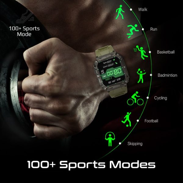 ⁦بروميت xWatch-S19 ساعة ذكية رياضية مع مستشعرات صحية متقدمة⁩ - الصورة ⁦4⁩