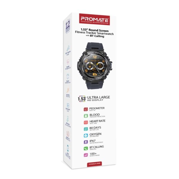⁦بروميت xWatch-R19 ساعة ذكية رياضية مع مستشعرات صحية متقدمة⁩ - الصورة ⁦14⁩