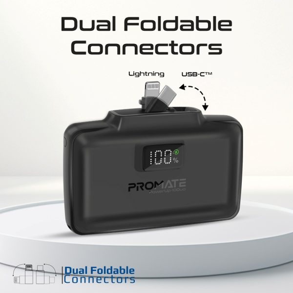 ⁦بروميت PowerUp-10Duo بطارية متنقلة باور بنك بسعة 10000 ميلي أمبير⁩ - الصورة ⁦2⁩