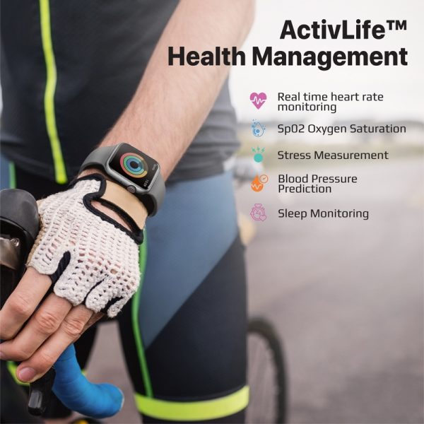 ⁦بروميت XWatch-B19 ساعة ذكية رياضية مع مستشعرات صحية متقدمة⁩ - الصورة ⁦24⁩