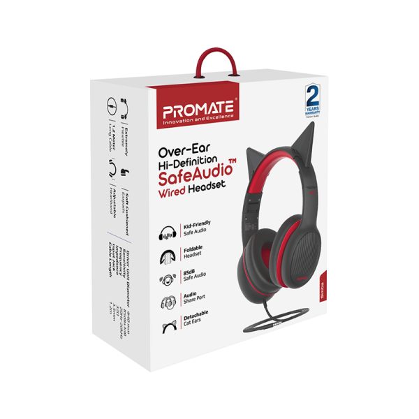⁦بروميت Simba سماعة رأس سلكية للأطفال بتقنية SafeAudio™‎ عالية الدقة،  صوت آمن يبلغ 85 ديسيبل⁩ - الصورة ⁦15⁩