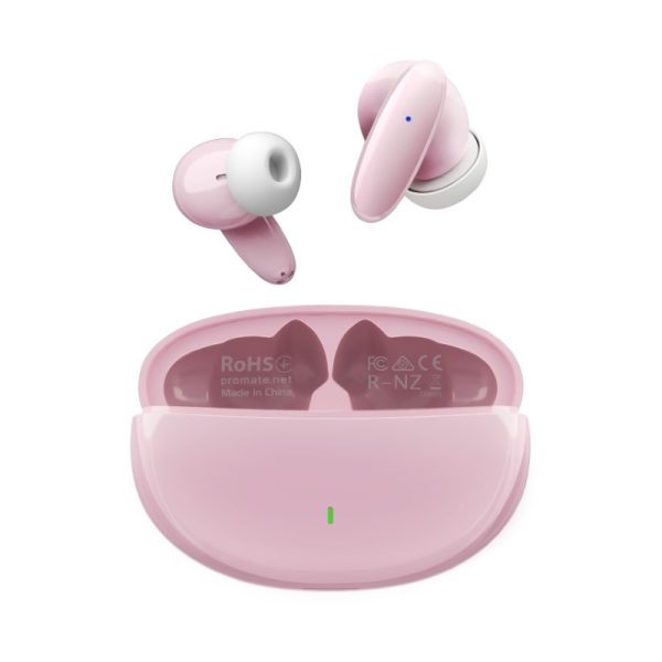 ⁦بروميت Lush سماعات أذن داخلية بتقنية بلوتوث 5.1، صوت عالي الدقة، تحكم ذكي باللمس، ووقت تشغيل 20 ساعة⁩ - الصورة ⁦15⁩