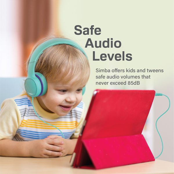 ⁦بروميت Simba سماعة رأس سلكية للأطفال بتقنية SafeAudio™‎ عالية الدقة،  صوت آمن يبلغ 85 ديسيبل⁩ - الصورة ⁦11⁩