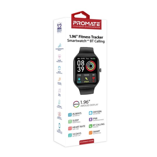 ⁦بروميت ProWatch-AM19 ساعة ذكية رياضية مع مستشعرات صحية متقدمة⁩ - الصورة ⁦10⁩