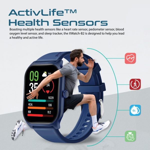 ⁦بروميت xWatch-B2 ساعة ذكية رياضية مع مستشعرات صحية متقدمة⁩ - الصورة ⁦5⁩