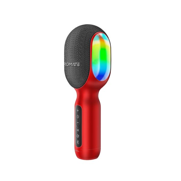 ⁦بروميت VocalMic ميكروفون بلوتوث كاريوكي مزود بمكبر صوت قوي وأضواء LED⁩ - الصورة ⁦18⁩