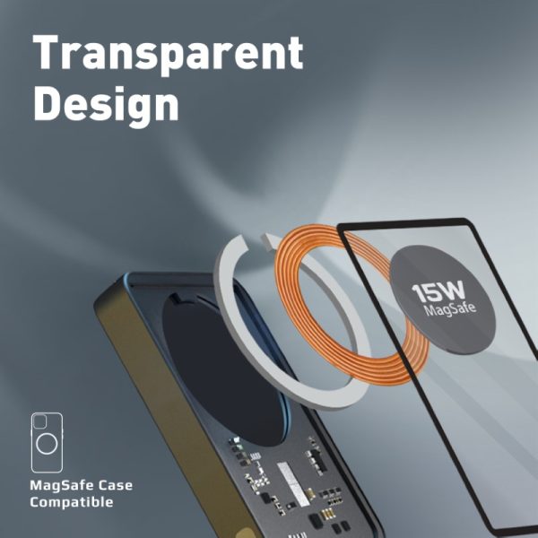 ⁦بروميت TransPack-5 بطارية متنقلة باور بنك وشاحن لاسلكي بسعة 5000 ميلي أمبير⁩ - الصورة ⁦2⁩