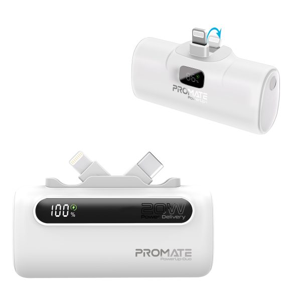 ⁦بروميت PowerUp-Duo + Powerup-i عرض 2 بطاريات متنقلة باور بنك بسعة 5000 ميلي أمبير⁩ - الصورة ⁦3⁩