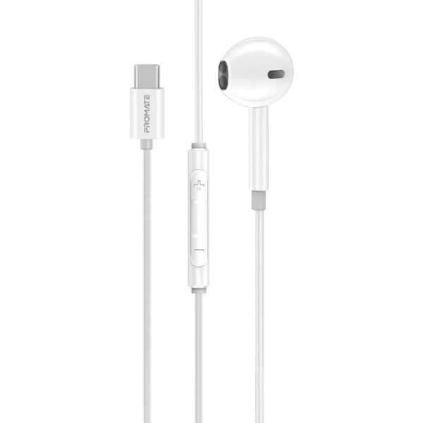 ⁦بروميت MonoPod-C سماعة أذن سلكية أحادية ديناميكيةوموصل USB-C وميكروفون مدمج⁩ - الصورة ⁦2⁩