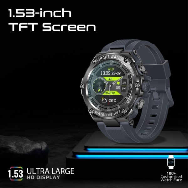 ⁦بروميت xWatch-R19 ساعة ذكية رياضية مع مستشعرات صحية متقدمة⁩ - الصورة ⁦5⁩