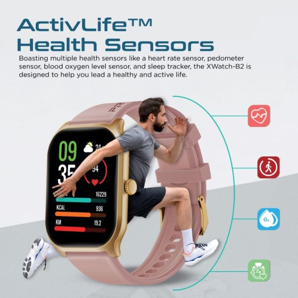 ⁦بروميت xWatch-B2 ساعة ذكية رياضية مع مستشعرات صحية متقدمة⁩ - الصورة ⁦14⁩