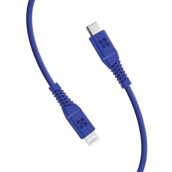 ⁦بروميت PowerLine-Ci120 كابل USB-C إلى لايتنينغ معتمد من Apple MFi، بقدرة 20 واط، بطول 1.2 متر، سيليكون ناعم ومتين يتحمل أكثر من 25000 انحناءة لشحن مريح وموثوق⁩ - الصورة ⁦3⁩