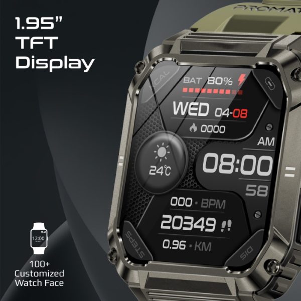 ⁦بروميت xWatch-S19 ساعة ذكية رياضية مع مستشعرات صحية متقدمة⁩ - الصورة ⁦6⁩