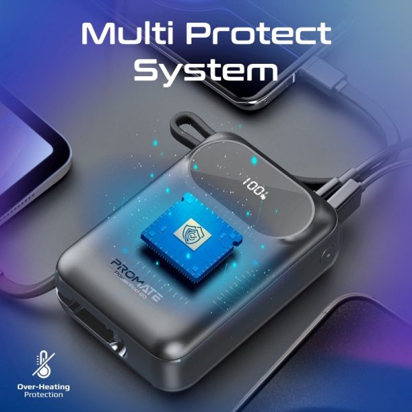 ⁦بروميت PowerPod-20 + PowerPort-25CC عرض بطارية متنقلة باور بنك بسعة 20000 ميلي أمبير مع شاحن جداري بقوة 25 واط⁩ - الصورة ⁦24⁩