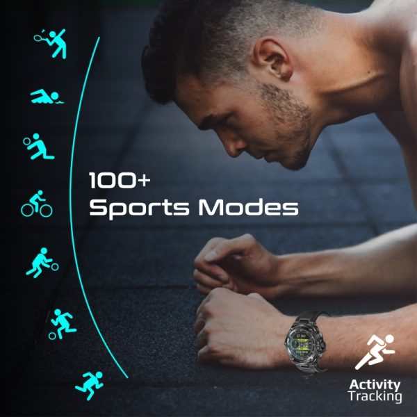 ⁦بروميت xWatch-R19 ساعة ذكية رياضية مع مستشعرات صحية متقدمة⁩ - الصورة ⁦7⁩