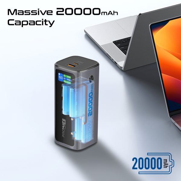 ⁦بروميت Titan-130RC بطارية متنقلة باور بنك بسعة 20000 ميلي أمبير⁩ - الصورة ⁦5⁩