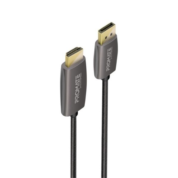 بروميت ProLink-DP200 كابل DisplayPort بدقة 4K@60Hz، لبث فيديو وألعاب بوضوح، بطول 2 متر