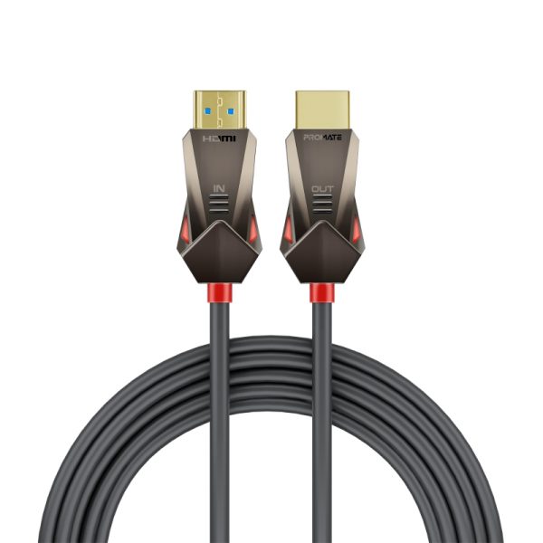 بروميت ProLink4K60-20M كابل HDMI ألياف بصرية بطول 20 متر، بدقة 4K@60Hz، يدعم إيثرنت وصوت ثلاثي الأبعاد