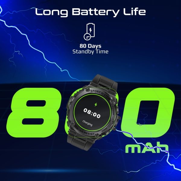⁦بروميت xWatch-R19 ساعة ذكية رياضية مع مستشعرات صحية متقدمة⁩ - الصورة ⁦10⁩