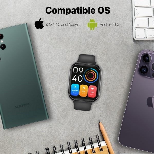 ⁦بروميت xWatch-TF2 ساعة ذكية رياضية مع مستشعرات صحية متقدمة⁩ - الصورة ⁦9⁩