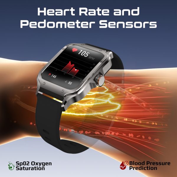 ⁦بروميت XWatch-RM ساعة ذكية رياضية مع مستشعرات صحية متقدمة⁩ - الصورة ⁦7⁩