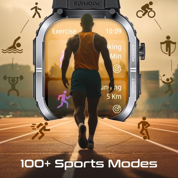⁦بروميت XWatch-SL ساعة ذكية رياضية مع مستشعرات صحية متقدمة⁩ - الصورة ⁦12⁩
