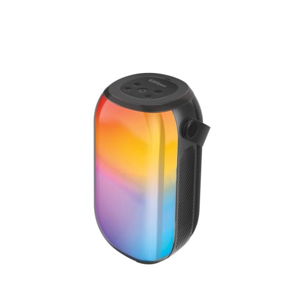 بروميت Spectro-20 مكبر صوت بلوتوث فائق الوضوح بقدرة 20 واط وضوء LED قوس قزح متوافق مع تقنية TWS ووقت تشغيل 10 ساعات
