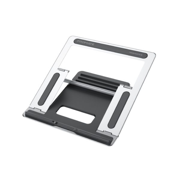 ⁦بروميت DeskMate-5 حامل لابتوب من الألمنيوم قابل للطي بارتفاعات قابلة للتعديل، يناسب أجهزة 10–17 بوصة⁩ - الصورة ⁦2⁩