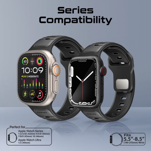 ⁦بروميت SiliBand-DC ساعة ذكية رياضية مع مستشعرات صحية متقدمة⁩ - الصورة ⁦5⁩