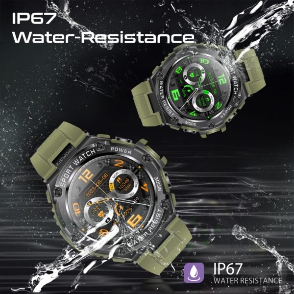 ⁦بروميت xWatch-R19 ساعة ذكية رياضية مع مستشعرات صحية متقدمة⁩ - الصورة ⁦9⁩