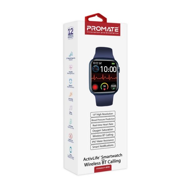 ⁦بروميت XWatch-B19 ساعة ذكية رياضية مع مستشعرات صحية متقدمة⁩ - الصورة ⁦14⁩