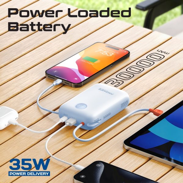 ⁦بروميت PowerPod-30 بطارية متنقلة باور بنك بسعة 30000 ميلي أمبير⁩ - الصورة ⁦16⁩