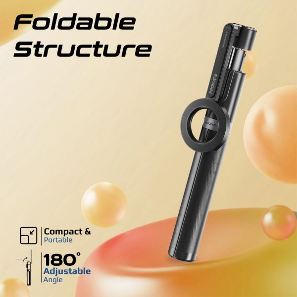 ⁦بروميت MagStick-Pro عصا سيلفي مع قاعدة ثلاثية القوائم دعم تقنية ماج سيف تحكم عن بعد قابل لإعادة الشحن⁩ - الصورة ⁦3⁩