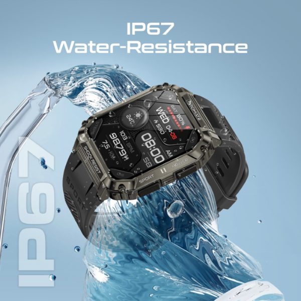 ⁦بروميت xWatch-S19 ساعة ذكية رياضية مع مستشعرات صحية متقدمة⁩ - الصورة ⁦7⁩