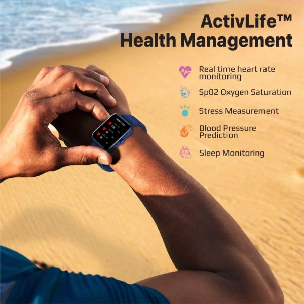 ⁦بروميت XWatch-B18 ساعة ذكية رياضية مع مستشعرات صحية متقدمة⁩ - الصورة ⁦7⁩