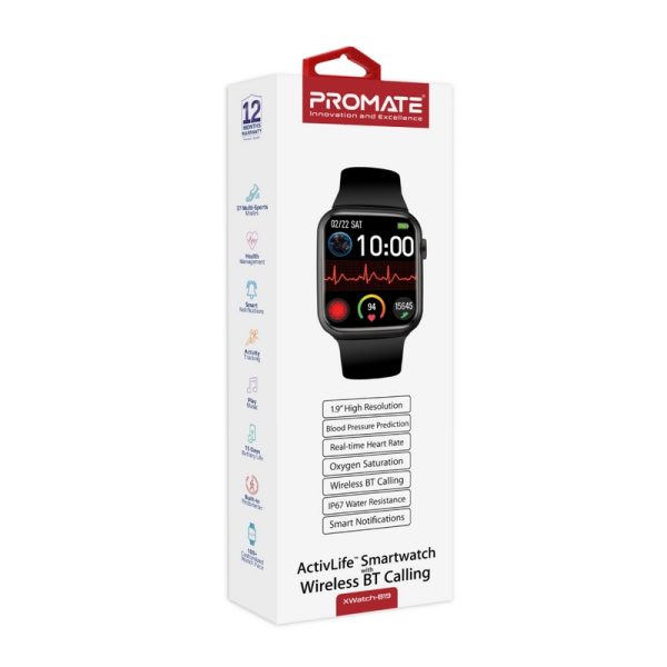 ⁦بروميت XWatch-B19 ساعة ذكية رياضية مع مستشعرات صحية متقدمة⁩ - الصورة ⁦3⁩