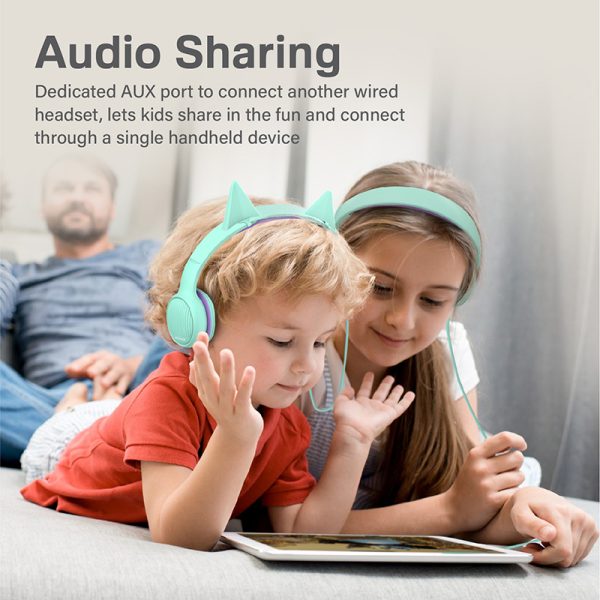 ⁦بروميت Simba سماعة رأس سلكية للأطفال بتقنية SafeAudio™‎ عالية الدقة،  صوت آمن يبلغ 85 ديسيبل⁩ - الصورة ⁦12⁩