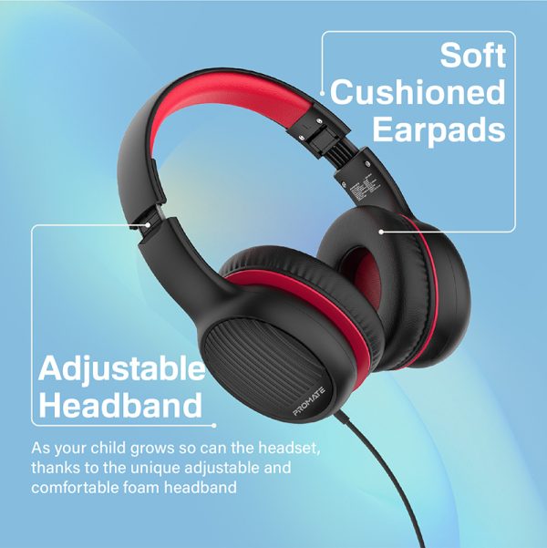 ⁦بروميت Simba سماعة رأس سلكية للأطفال بتقنية SafeAudio™‎ عالية الدقة،  صوت آمن يبلغ 85 ديسيبل⁩ - الصورة ⁦20⁩