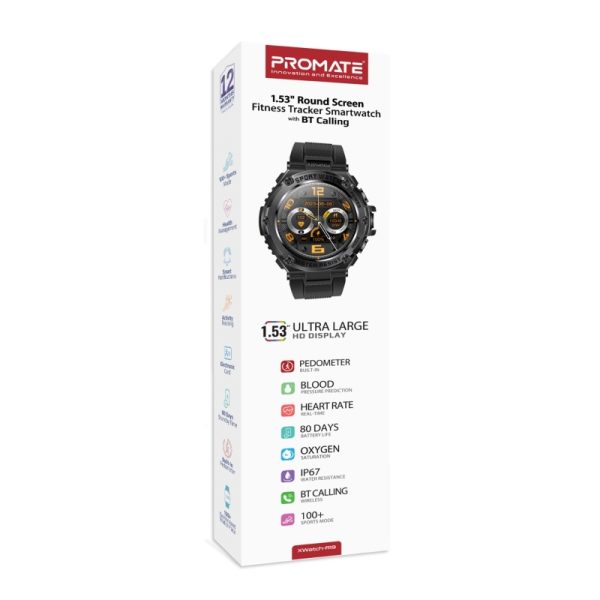 ⁦بروميت xWatch-R19 ساعة ذكية رياضية مع مستشعرات صحية متقدمة⁩ - الصورة ⁦15⁩